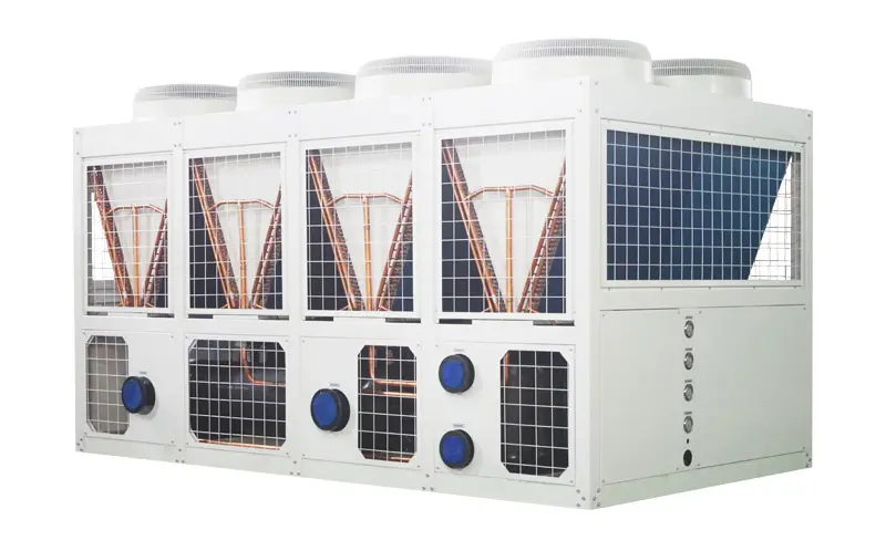 Indonezyjskie zamówienie na 100 chłodzonych powietrzem agregatów wody lodowej z jednostkami odzysku ciepłej wody zostało pomyślnie wyeksportowane.